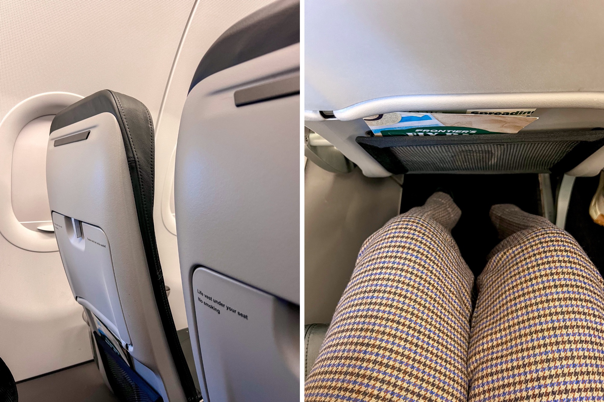 14 Must-Know Tips Before Flying Frontier Airlines Frontier seat pitch and spacing