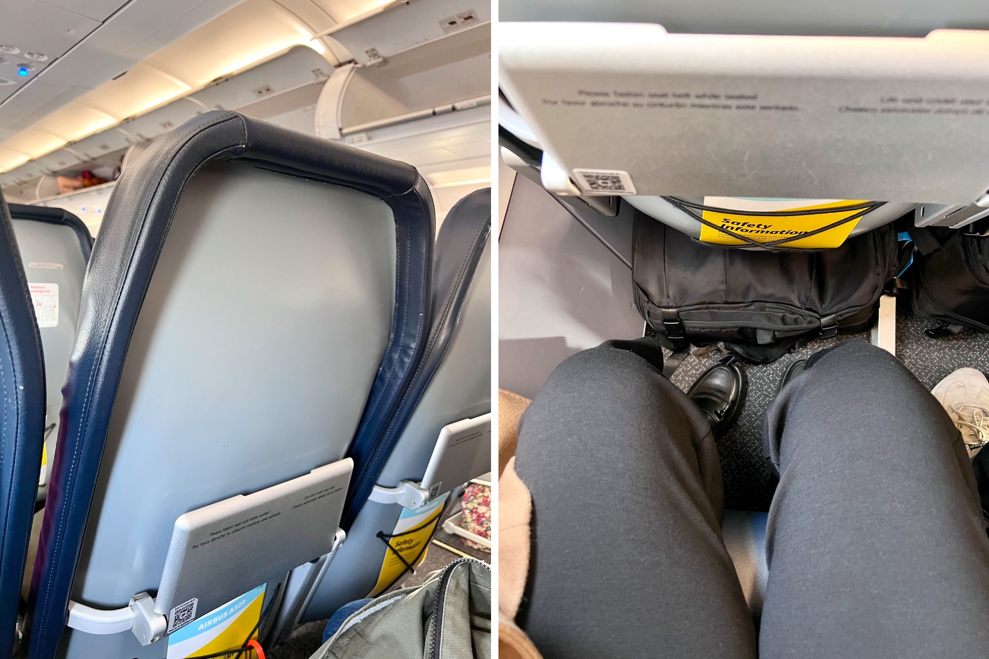 15 Essential Tips for First-Time Flyers with Spirit Airlines Spirit Airlines seat and legroom